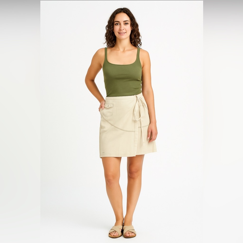Converse One Star Vintage 1908 Cream Wrap Skirt Size M NWT